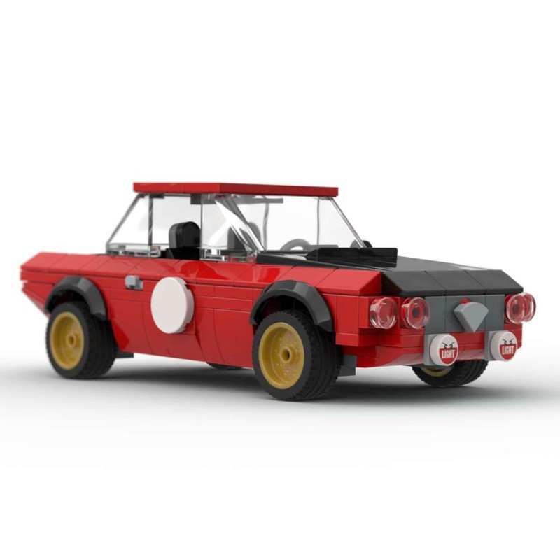 LEGO MOC Lancia Fulvia Rallye 1969 by PierreBrunsvig