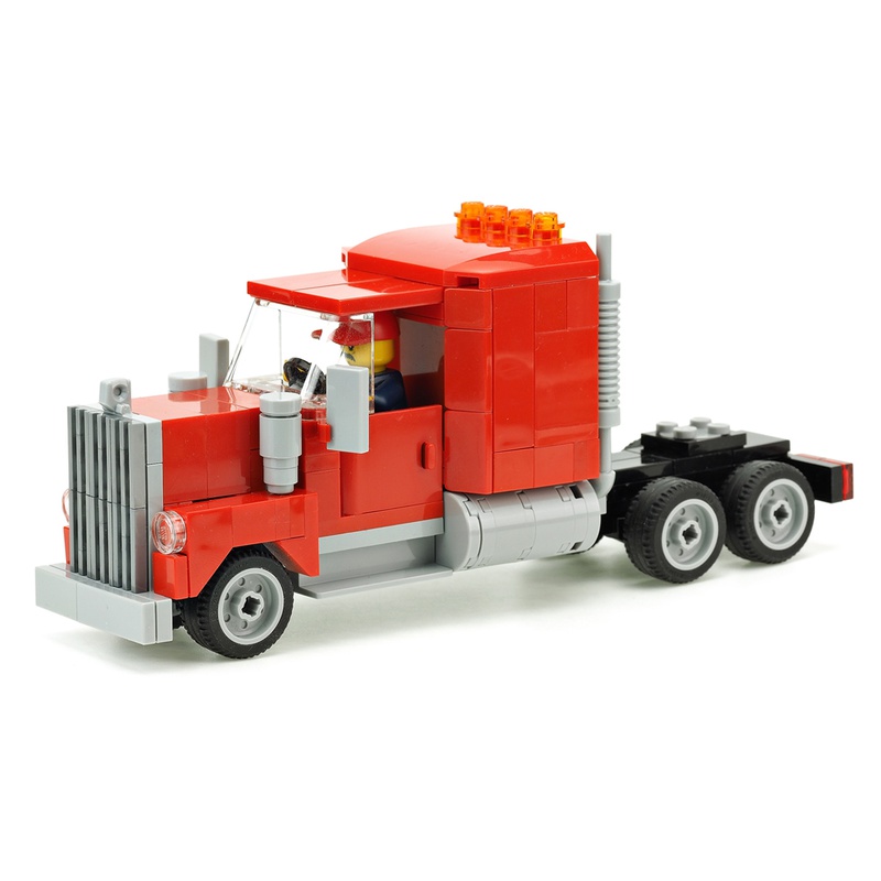 LEGO MOC Semi Truck by De_Marco | Rebrickable - Build with