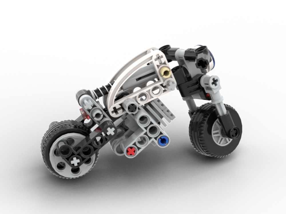 LEGO MOC Mini Motorcycle by hoppepe | Rebrickable - Build with LEGO