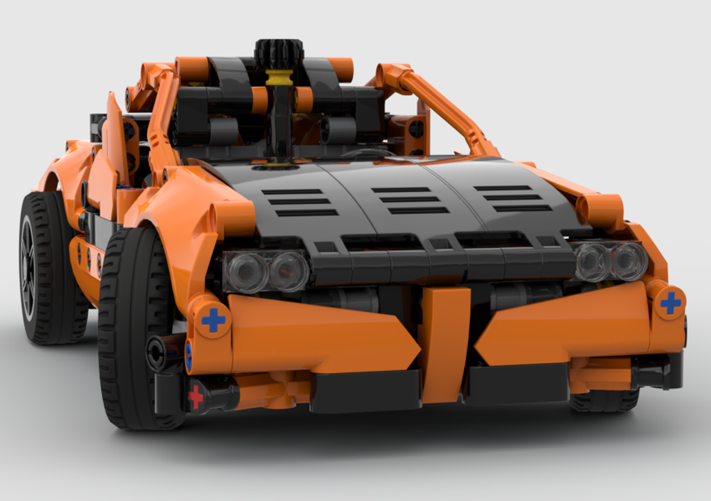 kapacitet kolbøtte fravær LEGO MOC American Muscle Car by Legonid | Rebrickable - Build with LEGO