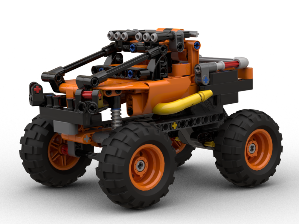LEGO MOC-112994 42135 - Pullback X-treme Off-Roader by hoppepe