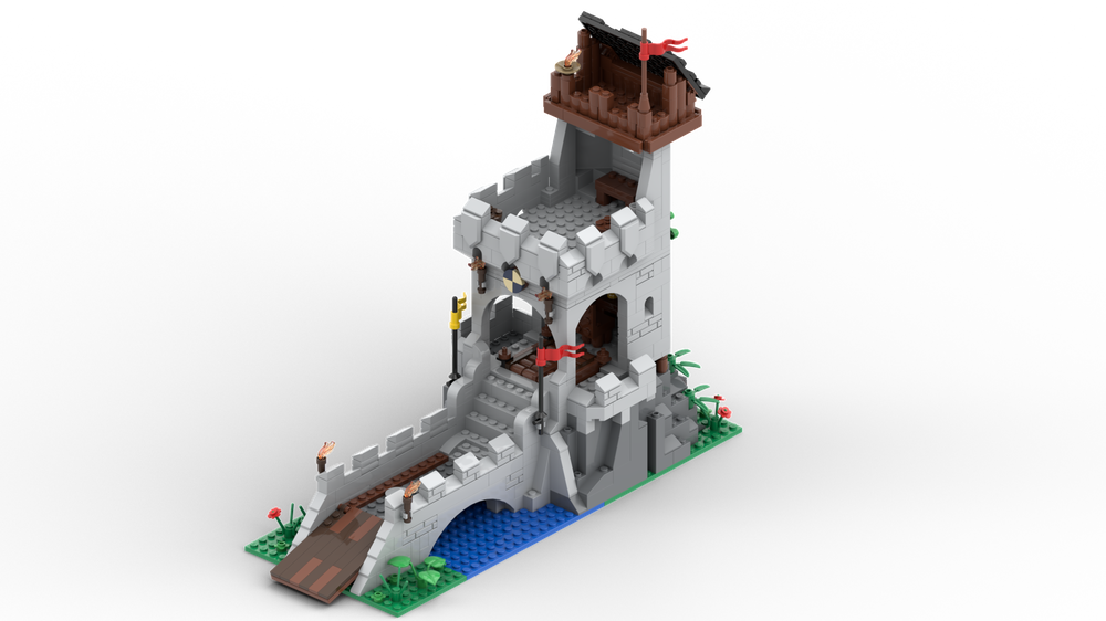 LEGO MOC Medieval Tower by LCas89 | Rebrickable - Build with LEGO