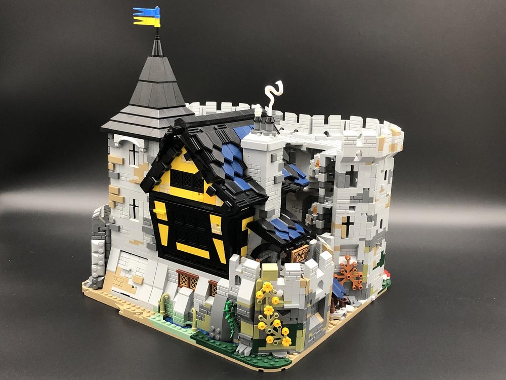 MOC Black Falcon's Fortress 5812 Pièces – Compatible Lego, Architecture Pirate, 14+