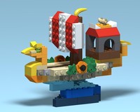 BYGGLEK Viking Longship