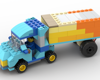 10698 Truck with semitrailer