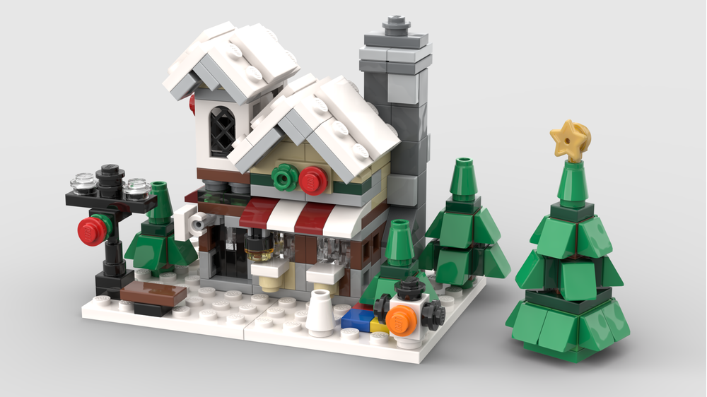 10249: Winter Toy Shop, ~95% complete. No box, instructions or minifigures sale