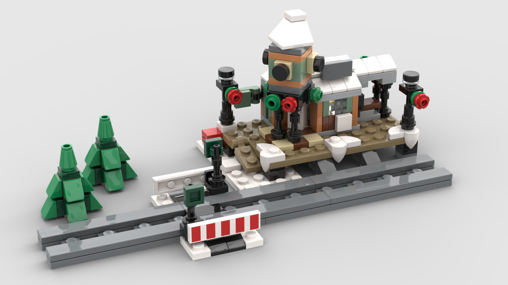 blive forkølet Higgins Tyranny LEGO MOC Mini 10259 Winter Village Station by christromans | Rebrickable -  Build with LEGO
