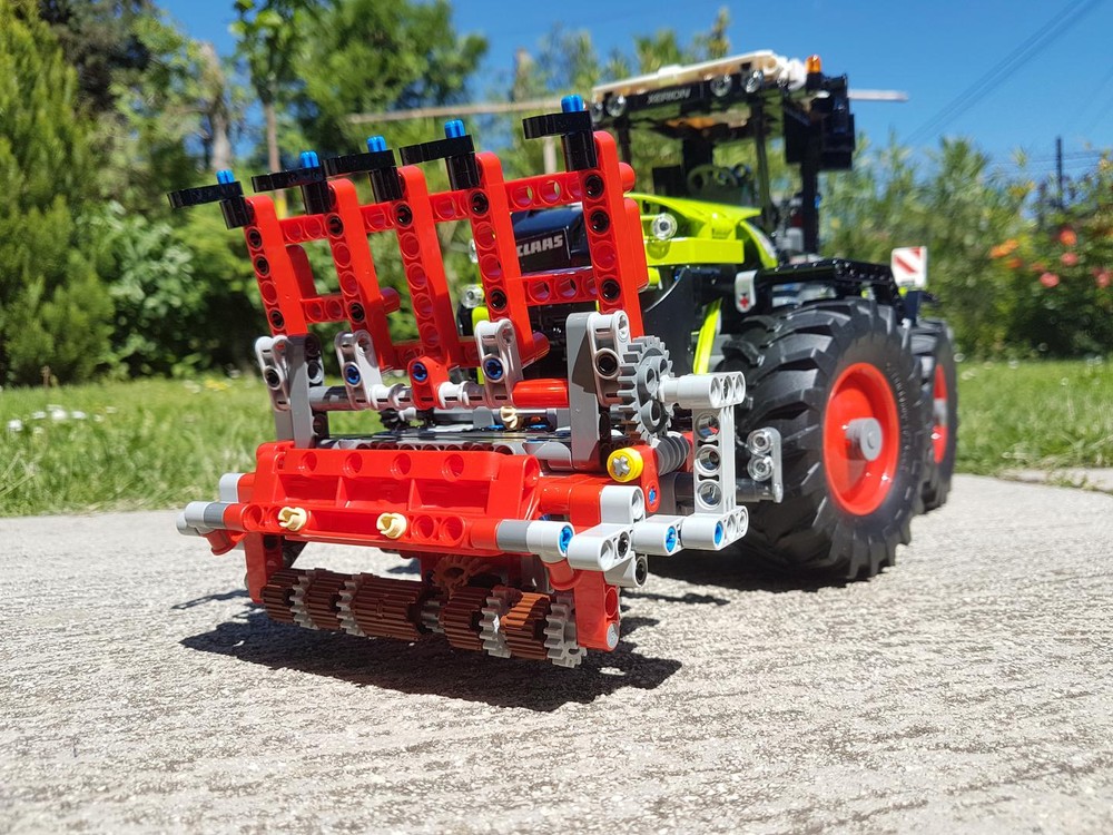 LEGO MOC 42054 Attachments: Prinoth M700 Forestry Mulcher and One ...