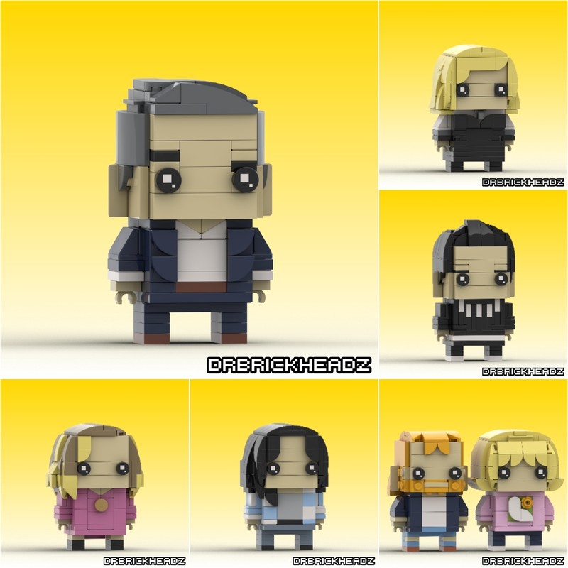 LEGO MOC Schitt's Creek Brickheadz Collection by DrBrickheadz