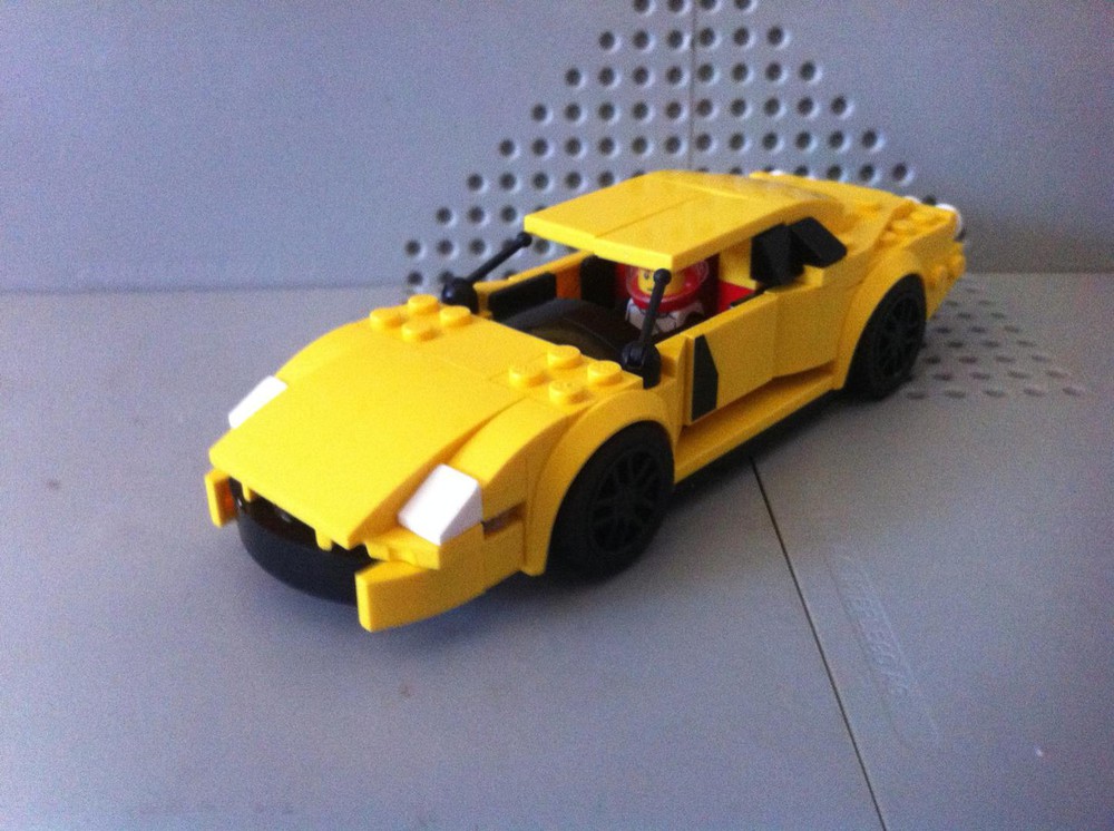 custom lego ferrari