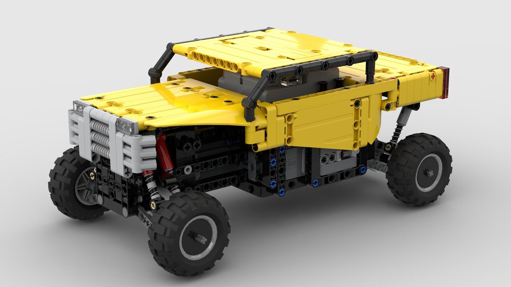 LEGO MOC Trophy Truck by polishmocbuilder | Rebrickable - Build with LEGO