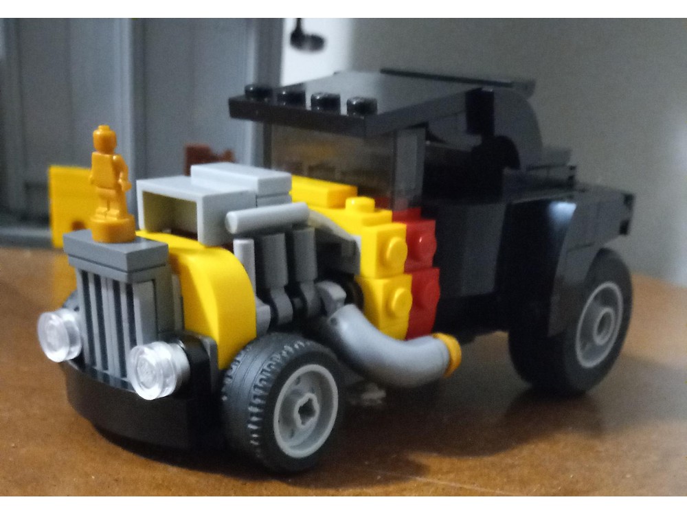 LEGO MOC Mini Hot Rod by DudPR | Rebrickable - Build with LEGO