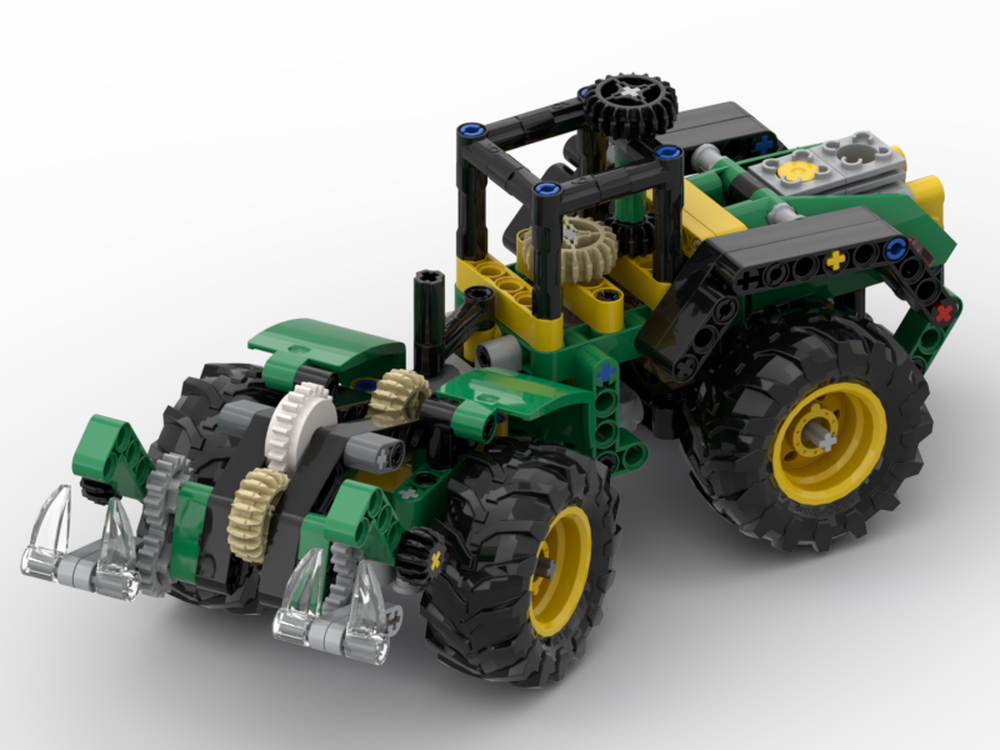 LEGO MOC Articulated Log Handler by A_Dilophosaurus | Rebrickable ...