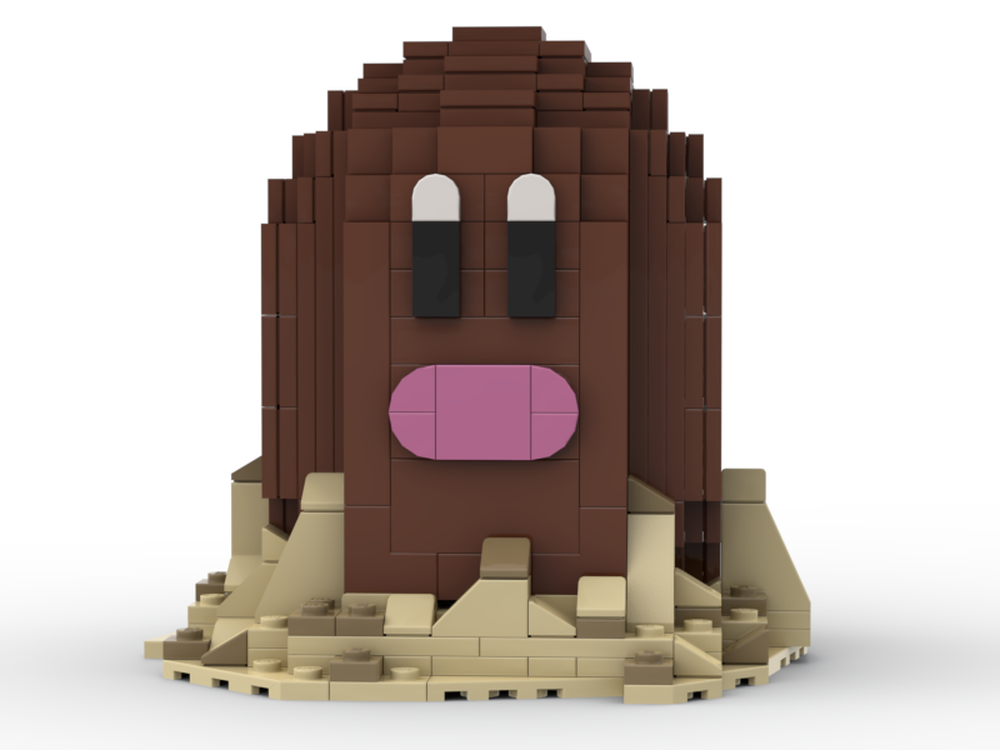 LEGO MOC Pokemon Diglett by Jedi Plb | Rebrickable - Build with LEGO