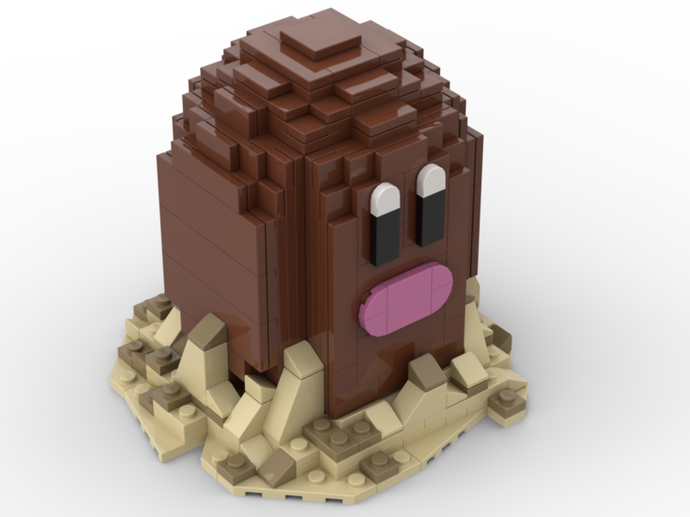 LEGO MOC Pokemon Diglett by Jedi Plb | Rebrickable - Build with LEGO