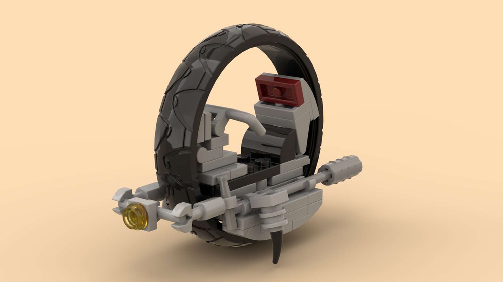 LEGO MOC Monowheel - Wolfenstein by Alky95 Rebrickable - with LEGO