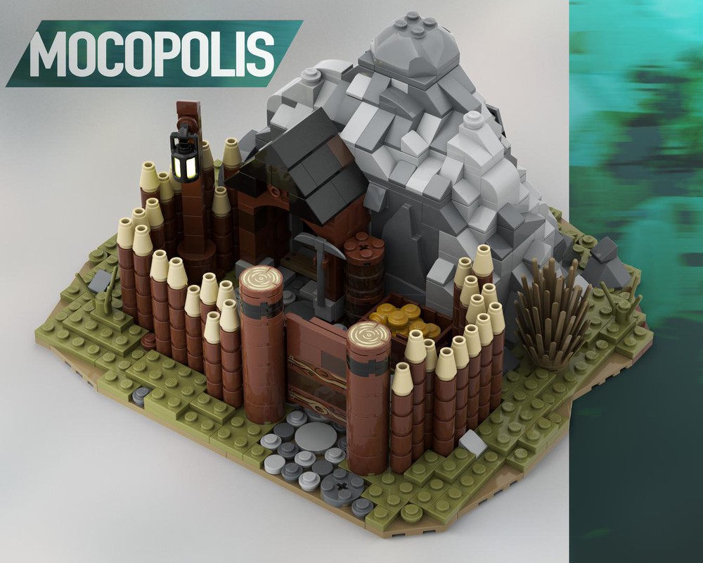 LEGO MOC Medieval Gold Mine by MOCOPOLIS | Rebrickable - Build with LEGO