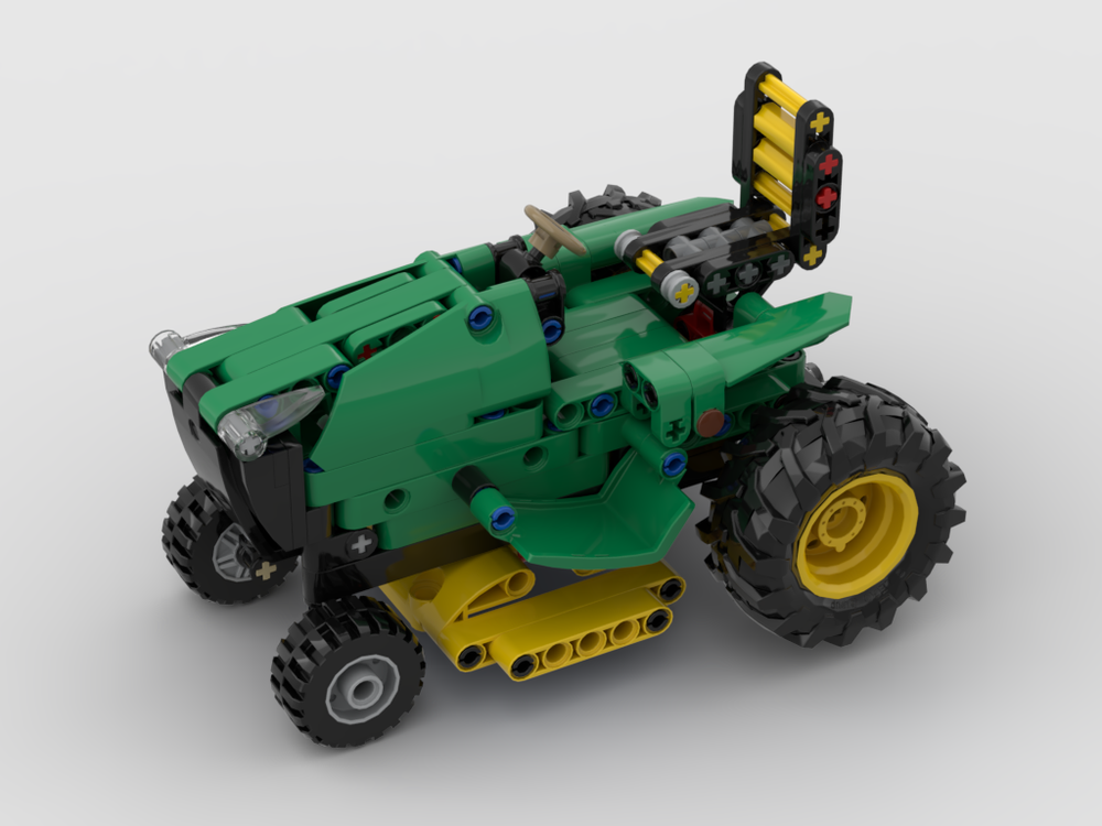 John Deere Lego Tractors and Combines on Display