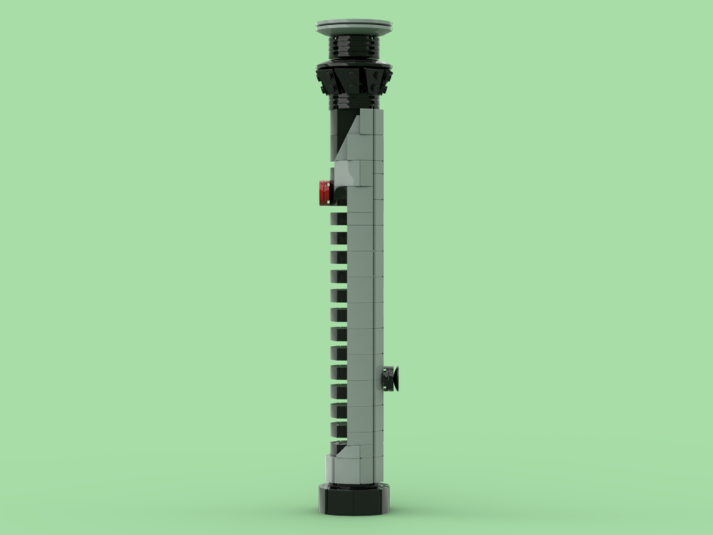 LEGO MOC Qui-Gon Jinn's Lightsaber with Full Length Blade by BuiltByOdoe