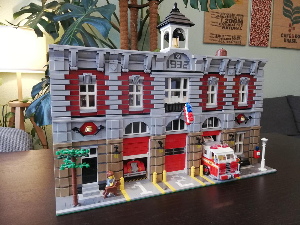 LEGO MOC Grand Fire Brigade (10197) by Steven8D | Rebrickable