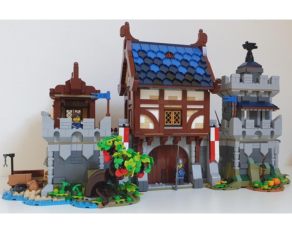 LEGO MOC Medieval Castle Gate by Gr33tje13 | Rebrickable - Build with LEGO