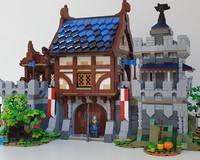 Maquette Château Fort Médiéval Porte – 2680 Pièces MOC-157507, Compatible LEGO, 14 Ans+