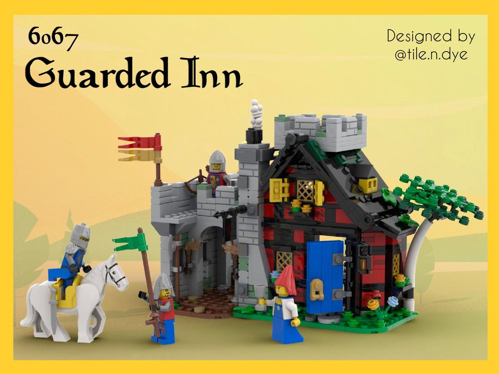 LEGO MOC 6067 - Guarded Inn by marinbrickdesign | Rebrickable - Build with LEGO