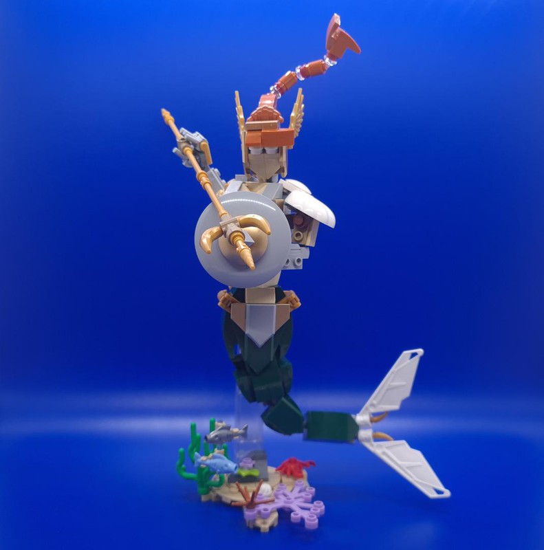 LEGO MOC Mermaid Warrior by Moc_Lobster | Rebrickable - Build with LEGO