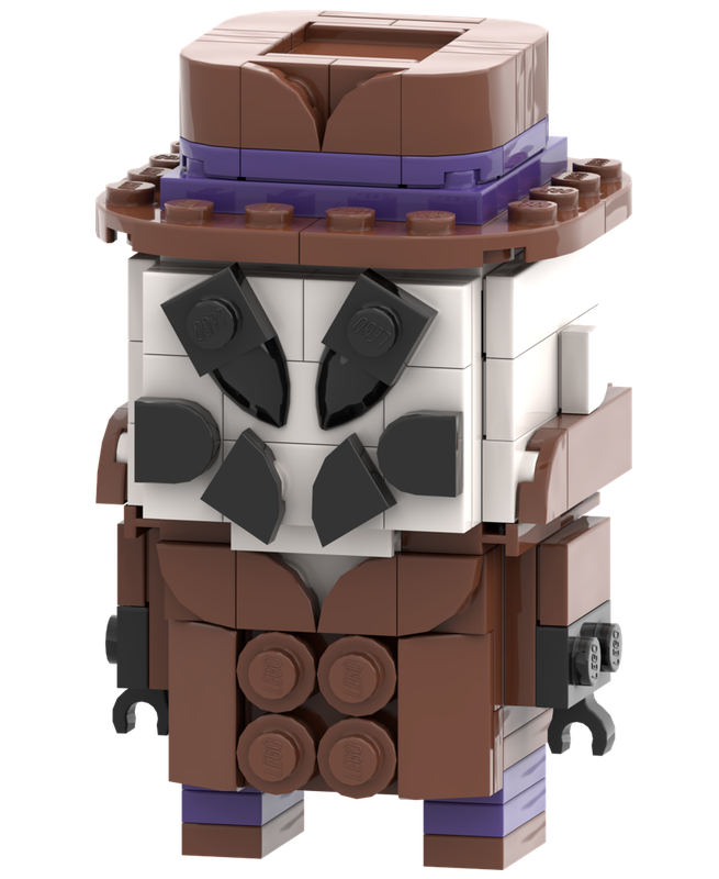 LEGO MOC Watchmen Rorschach Brickheadz by cuch201 | Rebrickable - Build ...