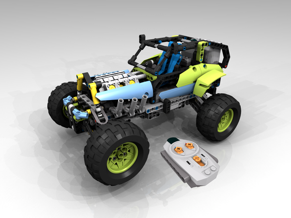 LEGO MOC Motorized Off-Roader by dagupa | Rebrickable - with LEGO