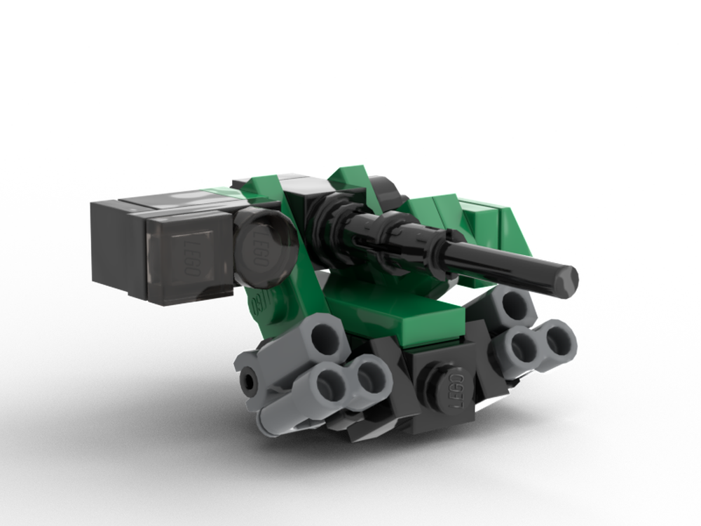 LEGO MOC-114822 KMW FLW 200 12,7mm | 1:34 Minifigure Scale by waffl ...
