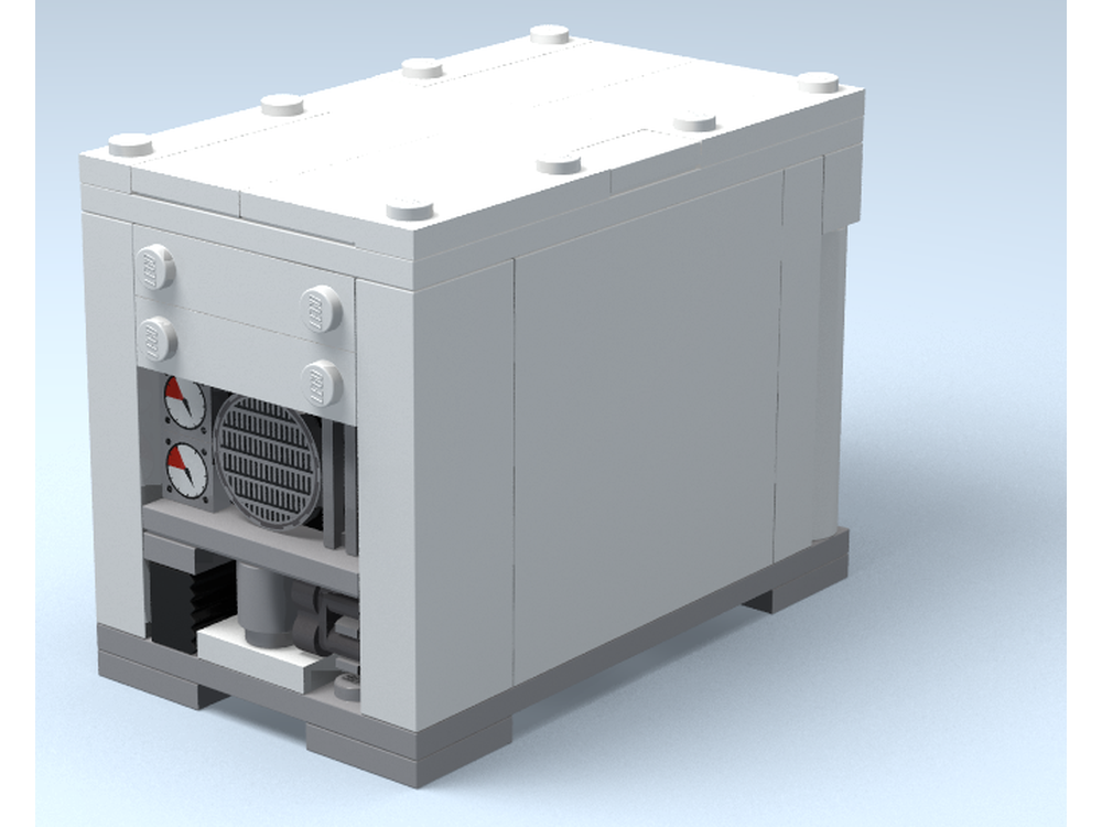 LEGO MOC Cargo Container Refridgerated 6x10 by NottaCadmonkey ...