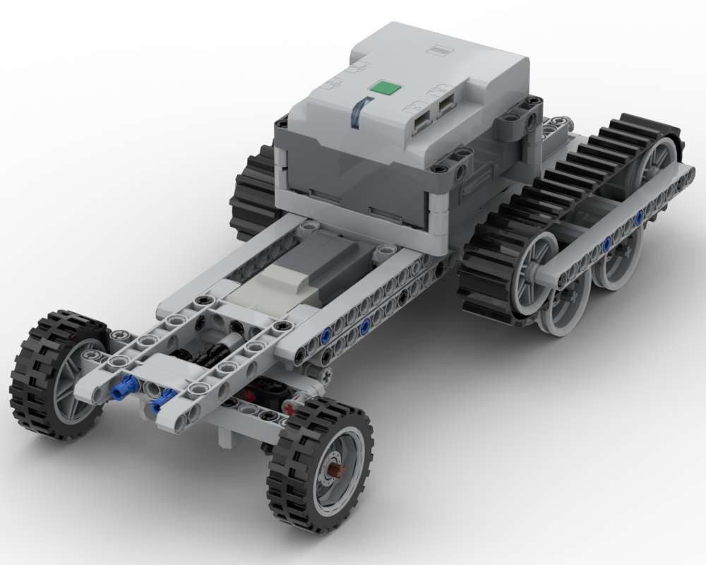 LEGO MOC Halftrack Chassis - Control+ L motor by Stinkwell Exhaust ...