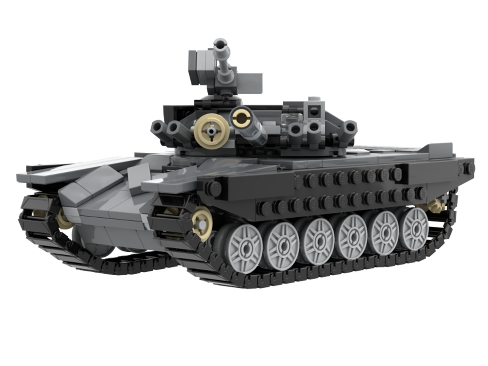 hårdtarbejdende bjærgning Farmakologi LEGO MOC T-72A Soviet Main Battle Tank (functional suspension) by  _SumBrickStudio_ | Rebrickable - Build with LEGO