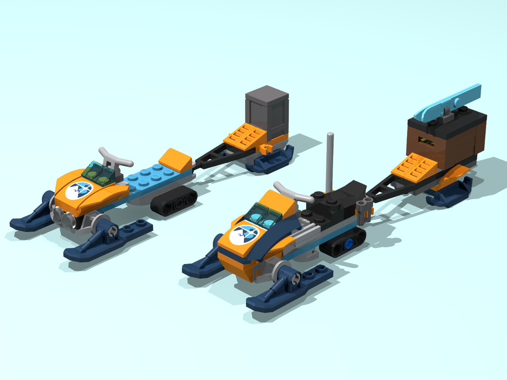 LEGO MOC-115007 Motor Sled Rescue by NottaCadmonkey | Rebrickable ...