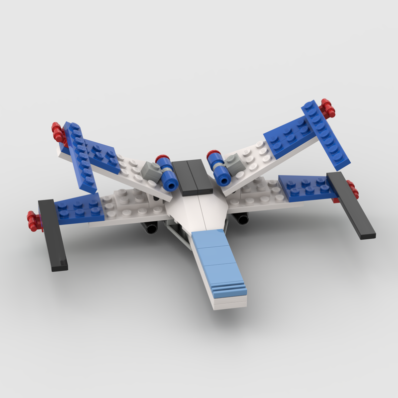LEGO MOC 40981 XWing by icedragonj Rebrickable Build with LEGO