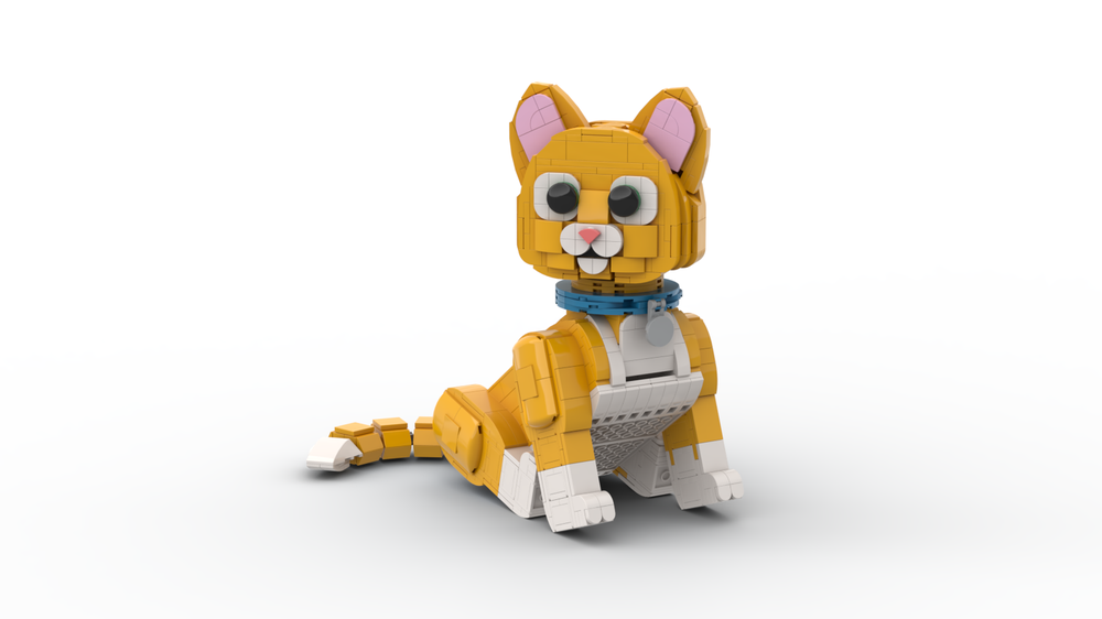 LEGO MOC Sox the Cat brickfolk | Rebrickable - Build with LEGO