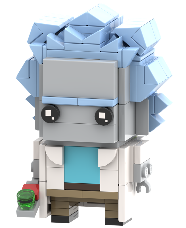 mærke systematisk Porto LEGO MOC Rick Sanchez Rick & Morty Brickheadz by cuch201 | Rebrickable -  Build with LEGO