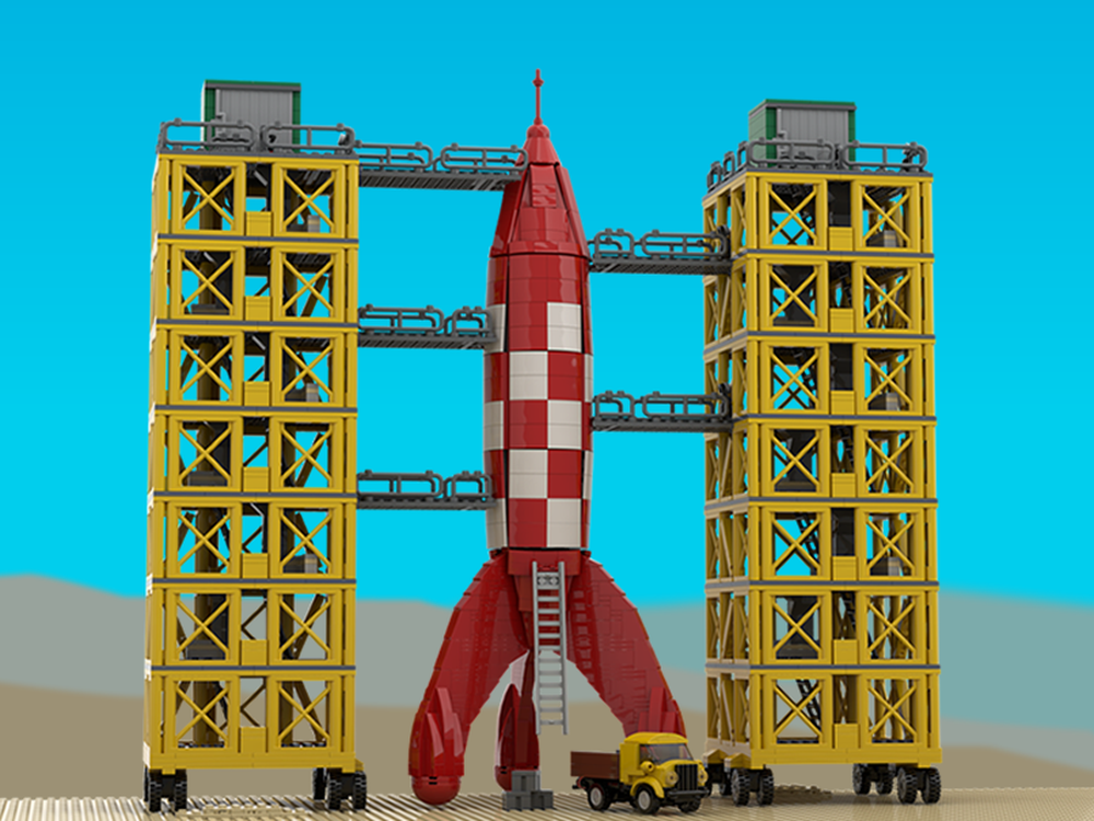 LEGO MOC Space Rocket by tkel86 | Rebrickable - Build with LEGO