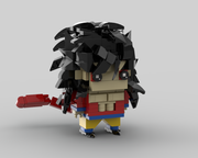LEGO MOC Kibutsuji Muzan Brickheadz (demon slayer) 無慘 by legomania_josh