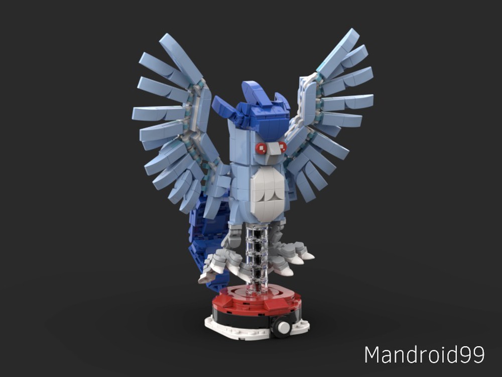 I built Lego Articuno Zapdos and Moltres! (instructions in