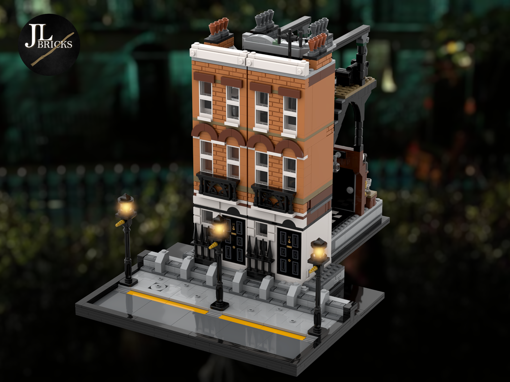 LEGO MOC 12 Grimmauld Place Expansion by Rebrickable