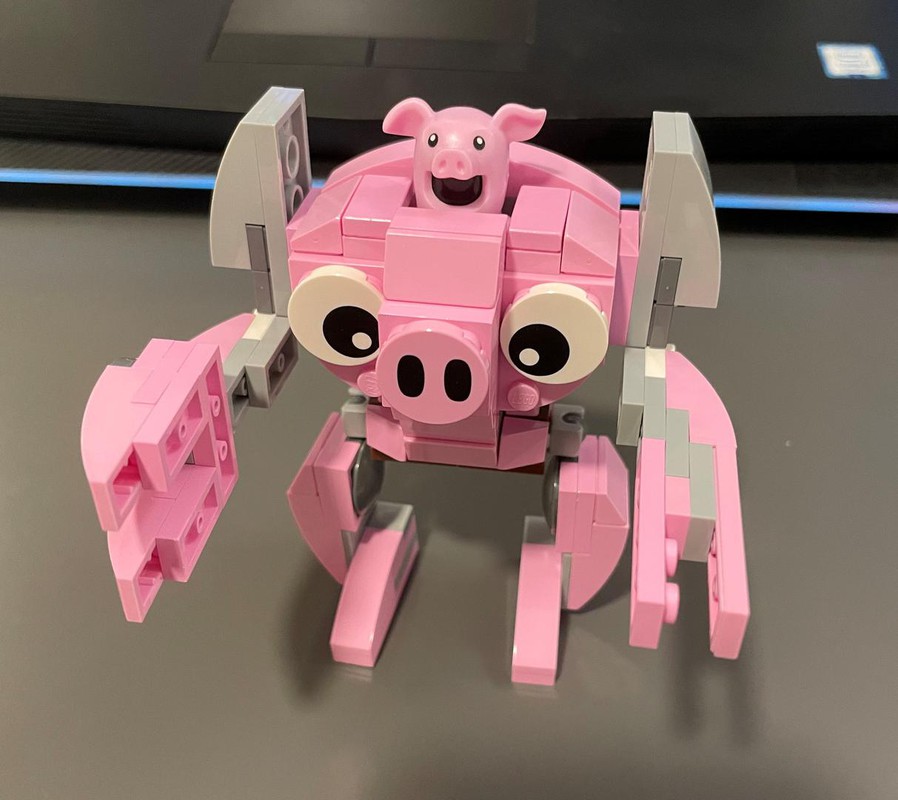 LEGO MOC Pig Mech by eric nunya Rebrickable Build with LEGO