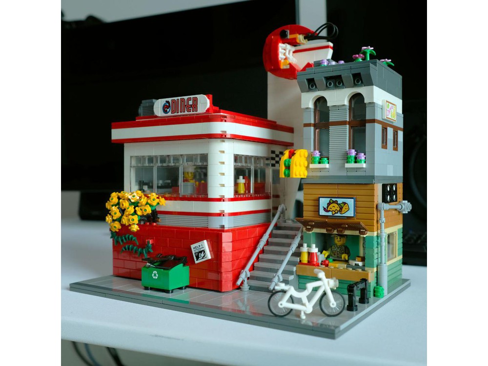 LEGO MOC Taco Store by Xenlc | Rebrickable - Build with LEGO