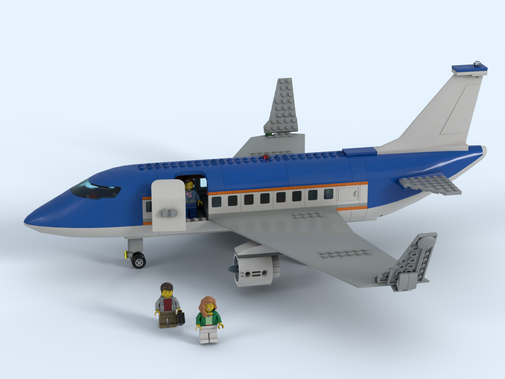 LEGO MOC Embraer E170 by NottaCadmonkey | Rebrickable - Build with LEGO