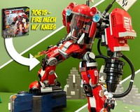 70615 - Fire Mech w/ Knees