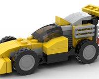 Yellow indy racer