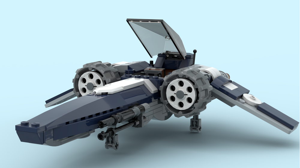 LEGO MOC-115365 The DE-1 Space Fighter! by zairse | Rebrickable