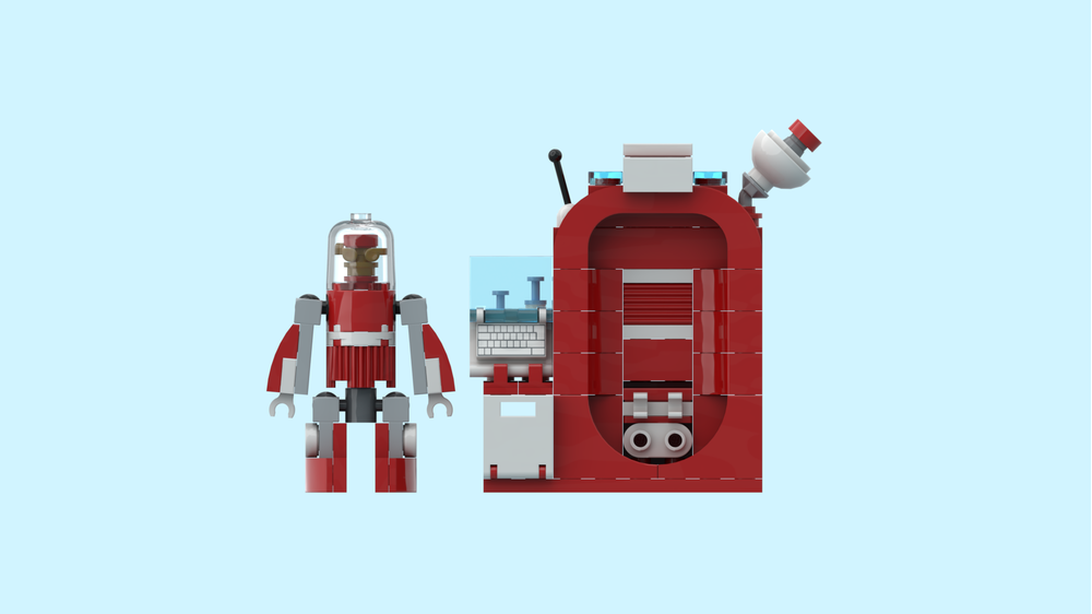 LEGO MOC-115372 Robot Helper and Charging Station by zairse ...