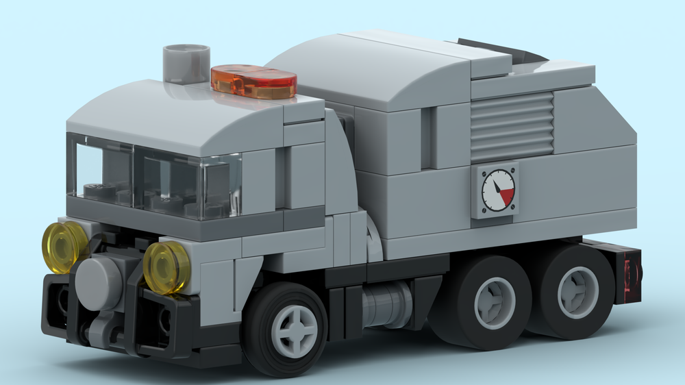 LEGO MOC Mini Garbage truck by zairse | Rebrickable - Build with LEGO